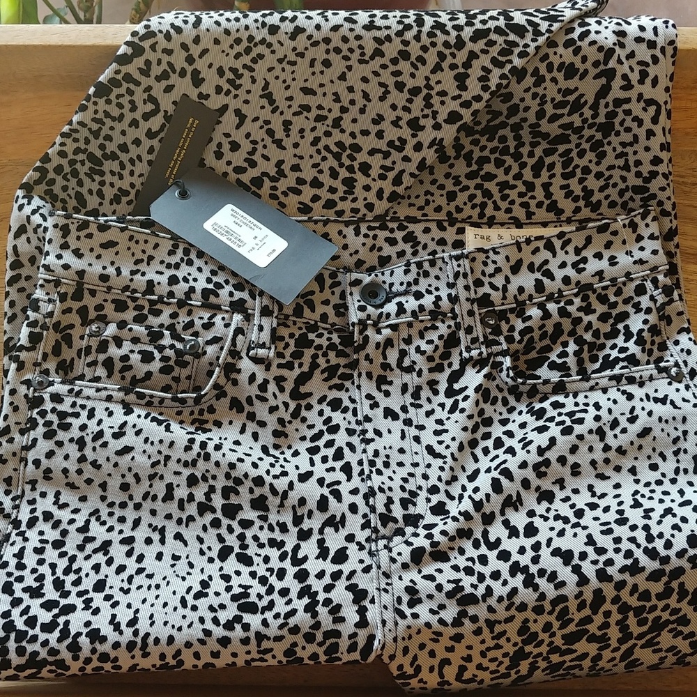 NWT RAG & BONE HANA HIGH-RISE FLARE - Picture 2 of 6
